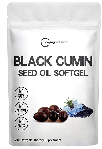 black cumin seed oil softgels